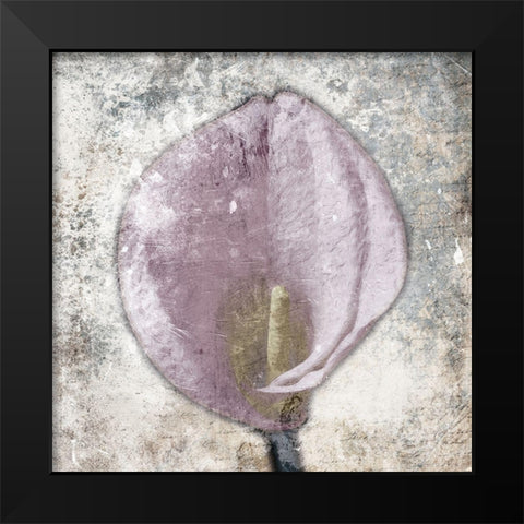 Hazy Grey Pink Black Modern Wood Framed Art Print by Grey, Jace
