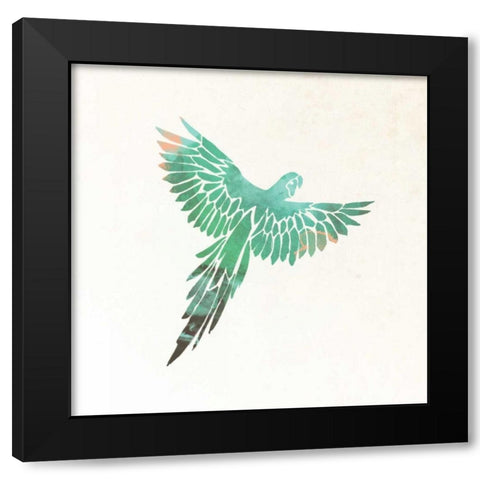 Fly High Black Modern Wood Framed Art Print with Double Matting by Grey, Jace