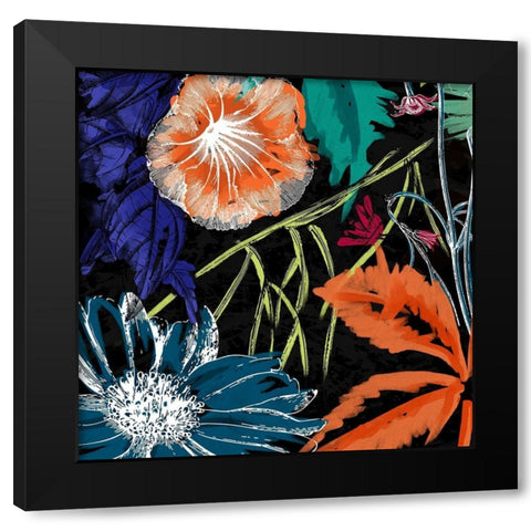 Tropical Forest Black Modern Wood Framed Art Print by Grey, Jace