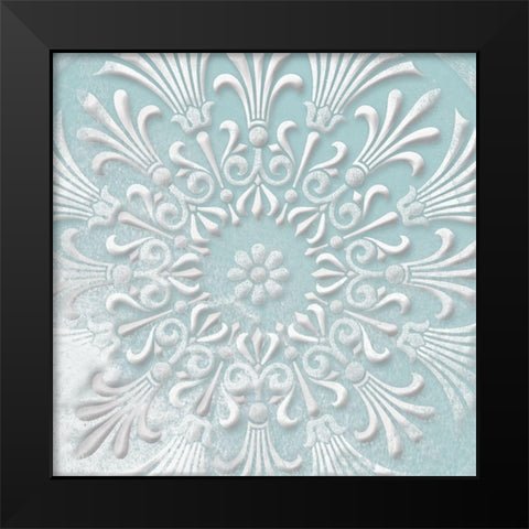 Floral Pop Two Black Modern Wood Framed Art Print by Grey, Jace