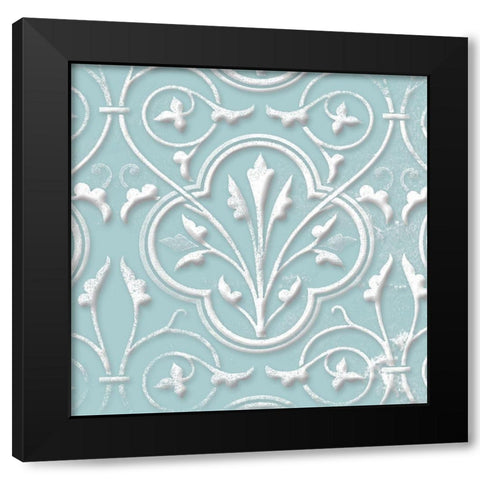 Floral Pop Three Black Modern Wood Framed Art Print with Double Matting by Grey, Jace