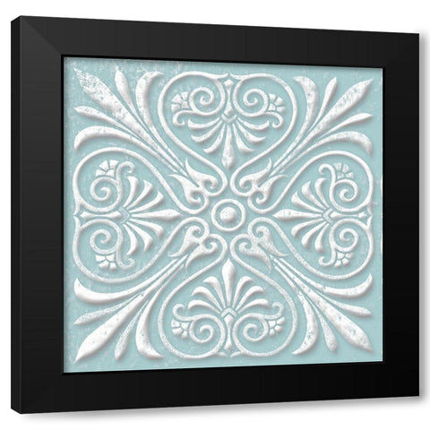 Floral Pop Four Black Modern Wood Framed Art Print by Grey, Jace