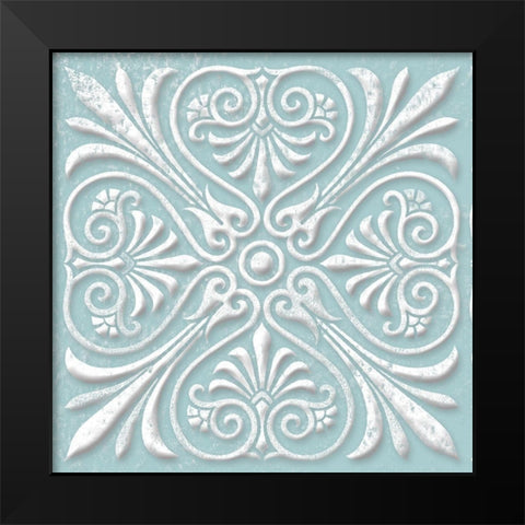 Floral Pop Four Black Modern Wood Framed Art Print by Grey, Jace