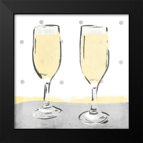 Together Black Modern Wood Framed Art Print by Grey, Jace