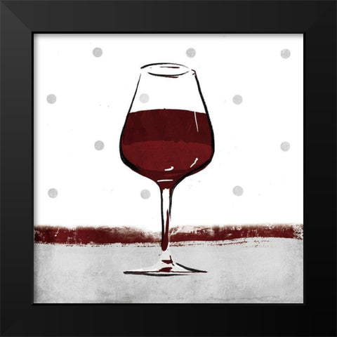 Single Black Modern Wood Framed Art Print by Grey, Jace
