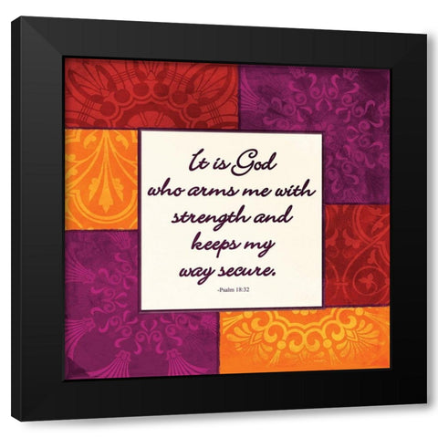 It Is God Black Modern Wood Framed Art Print with Double Matting by Grey, Jace