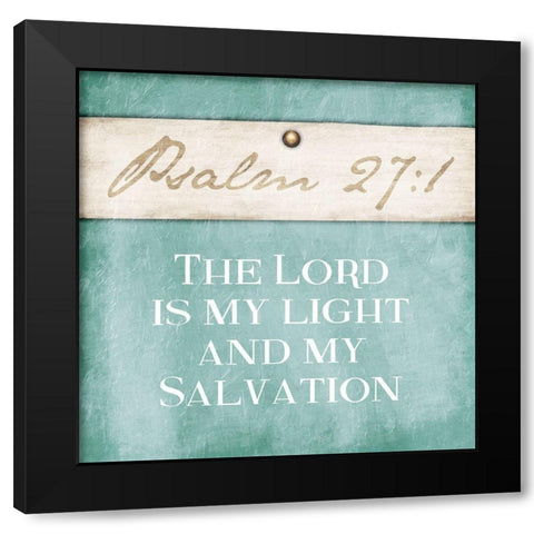 Salvation Sea Foam Black Modern Wood Framed Art Print by Grey, Jace