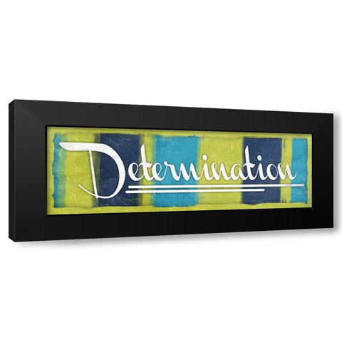 Determination Black Modern Wood Framed Art Print with Double Matting by Grey, Jace