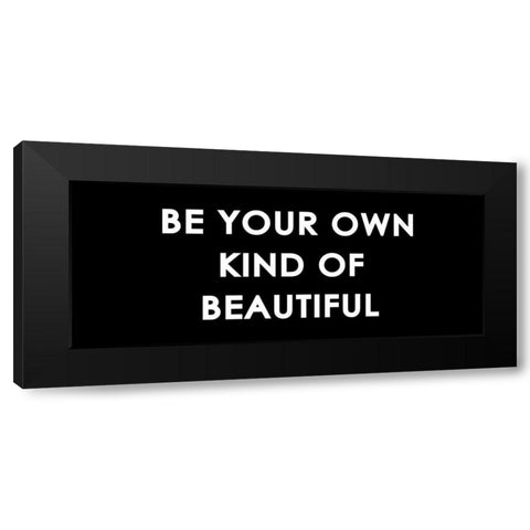 Beautiful Black Modern Wood Framed Art Print with Double Matting by Grey, Jace