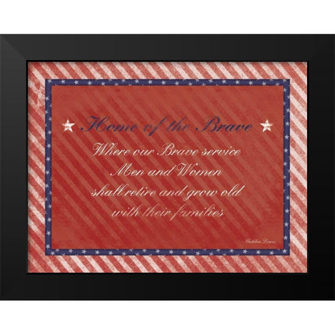 USA Black Modern Wood Framed Art Print by Grey, Jace