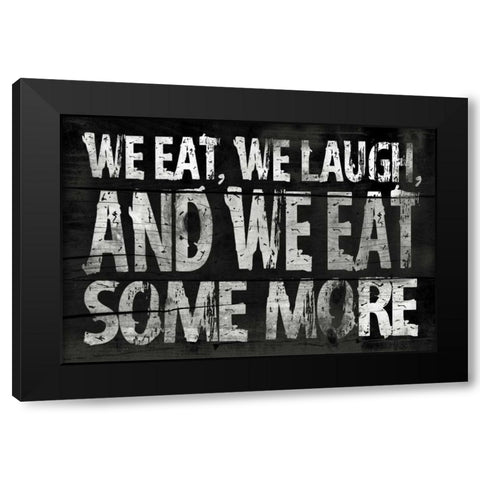 Kitchen Black Modern Wood Framed Art Print by Grey, Jace