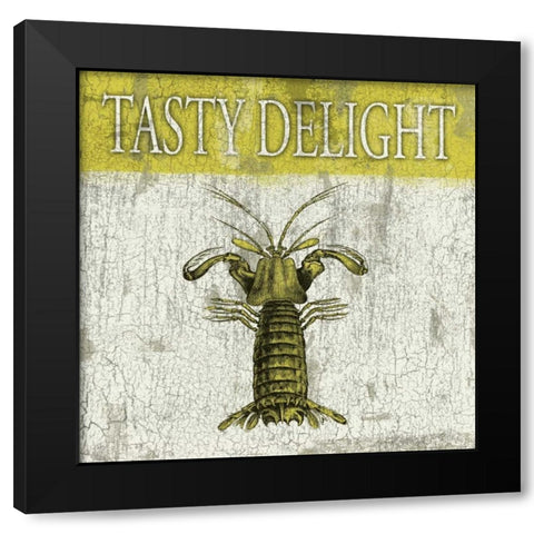 Tasty Delight Black Modern Wood Framed Art Print by Grey, Jace