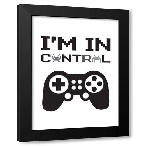 Im In Control 2 Black Modern Wood Framed Art Print with Double Matting by McCully, Jennifer