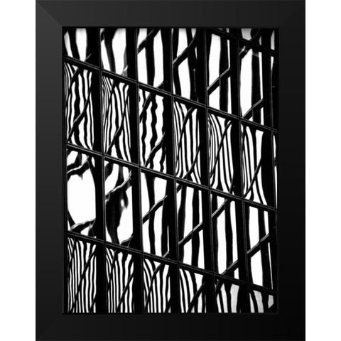 Reflectional Industry C Black Modern Wood Framed Art Print by Pica, Jeff