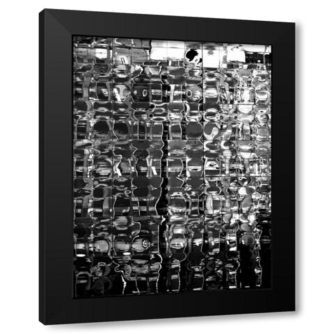 Reflectional Industry E Black Modern Wood Framed Art Print with Double Matting by Pica, Jeff