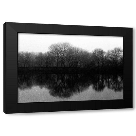entral Park As Above So Below Black Modern Wood Framed Art Print with Double Matting by Grey, Jace