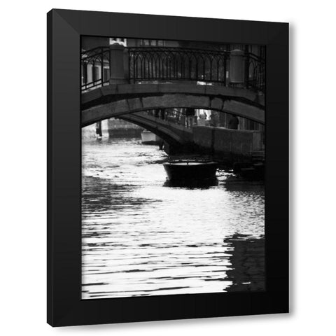 Venice 62 Black Modern Wood Framed Art Print by Grey, Jace