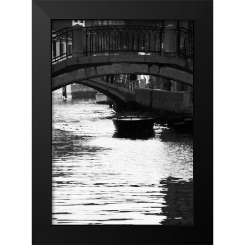 Venice 62 Black Modern Wood Framed Art Print by Grey, Jace