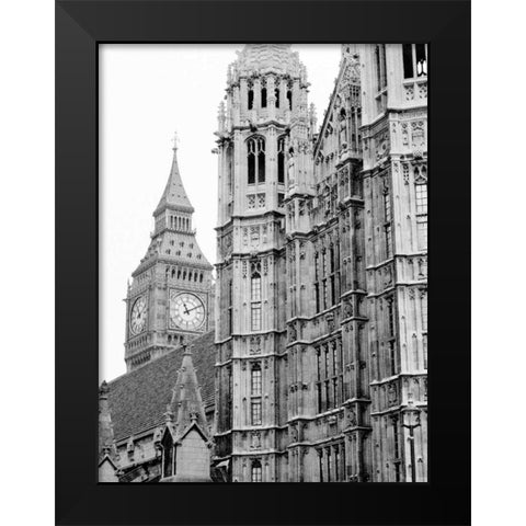 London Natural History Museum Black Modern Wood Framed Art Print by Grey, Jace