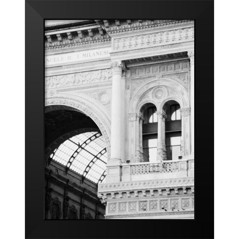 Milan Black Modern Wood Framed Art Print by Grey, Jace