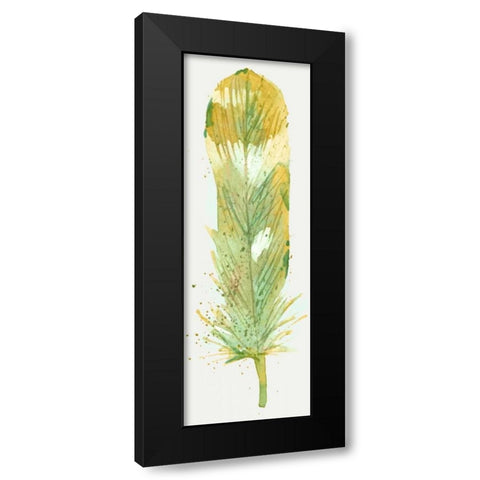 Feather Bright 1 Black Modern Wood Framed Art Print by Allen, Kimberly