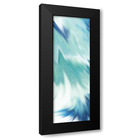Blue Mood A Black Modern Wood Framed Art Print with Double Matting by Allen, Kimberly