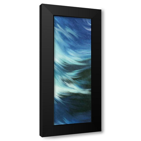 Blue Mood B Black Modern Wood Framed Art Print with Double Matting by Allen, Kimberly