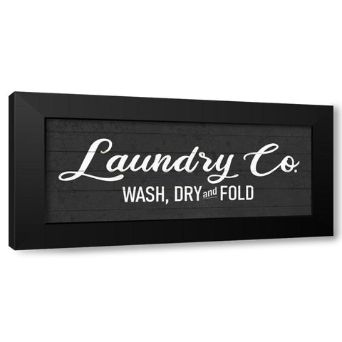 Laundry Co Black Modern Wood Framed Art Print with Double Matting by Allen, Kimberly