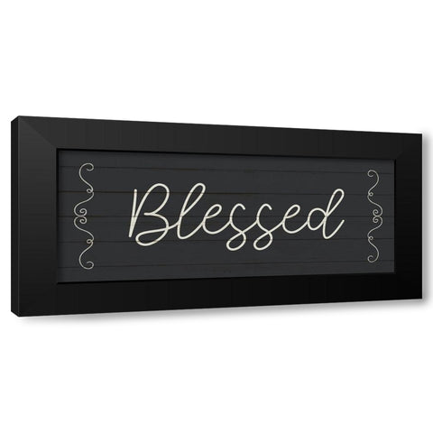 Blessed Black Modern Wood Framed Art Print with Double Matting by Allen, Kimberly