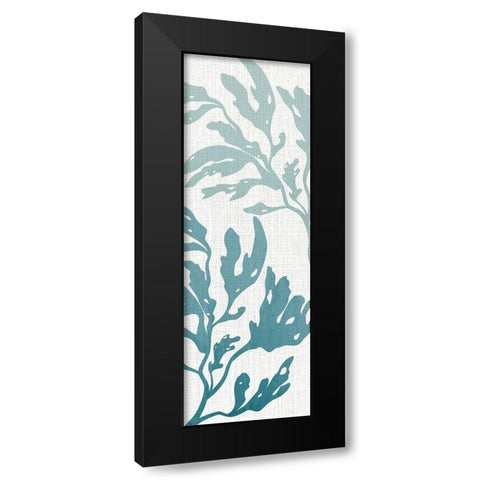 Seaweed Panel 1 Black Modern Wood Framed Art Print by Allen, Kimberly