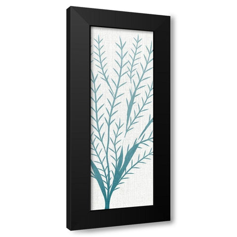 Seaweed Panel 2 Black Modern Wood Framed Art Print with Double Matting by Allen, Kimberly