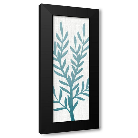 Seaweed Panel 4 Black Modern Wood Framed Art Print with Double Matting by Allen, Kimberly