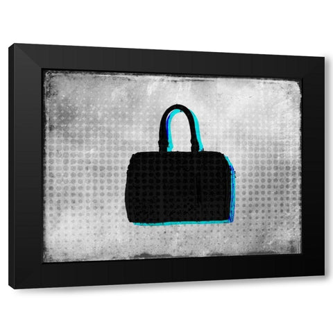 Purse Sillouette Black Modern Wood Framed Art Print with Double Matting by Allen, Kimberly