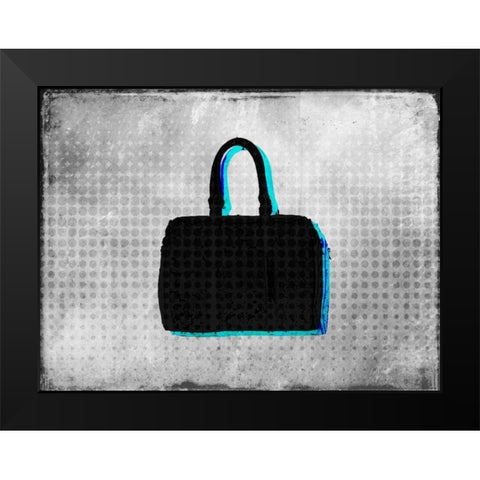 Purse Sillouette Black Modern Wood Framed Art Print by Allen, Kimberly