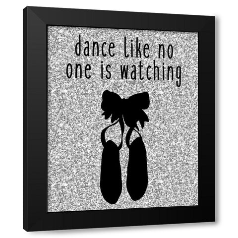 Dance Like Black Modern Wood Framed Art Print with Double Matting by Kimberly, Allen