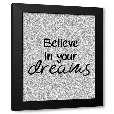 Dreams 2 Black Modern Wood Framed Art Print with Double Matting by Kimberly, Allen