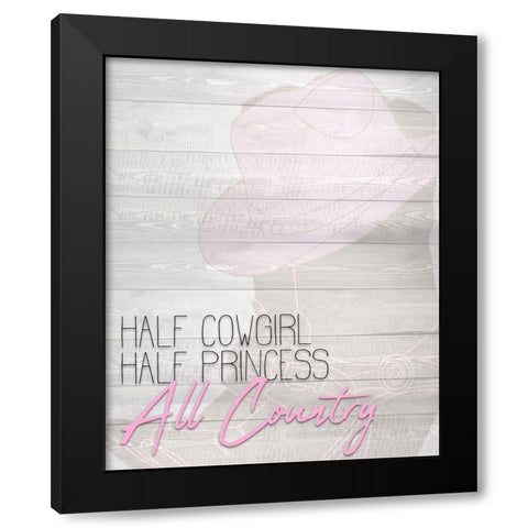 All Country Black Modern Wood Framed Art Print with Double Matting by Kimberly, Allen