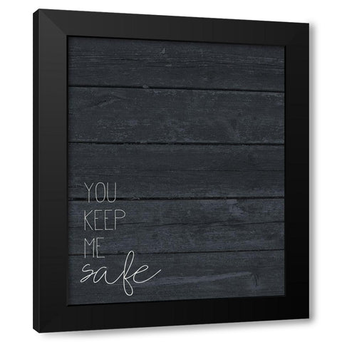 Safe and Wild 1 Black Modern Wood Framed Art Print by Kimberly, Allen