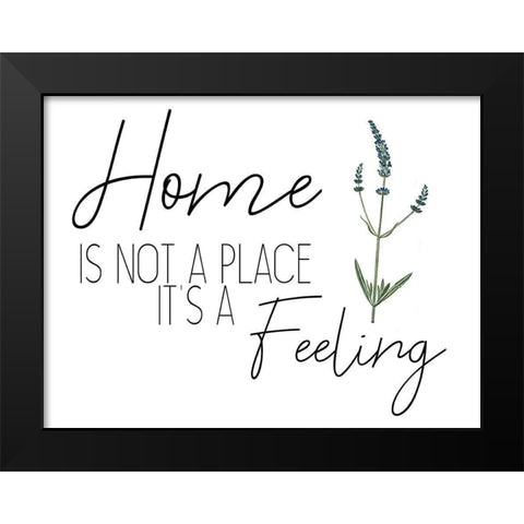 Family Gathers 3 Black Modern Wood Framed Art Print by Kimberly, Allen