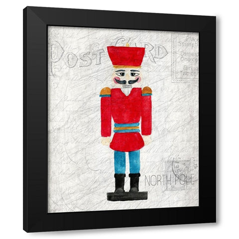 Nostalgic Christmas 5 Black Modern Wood Framed Art Print by Kimberly, Allen