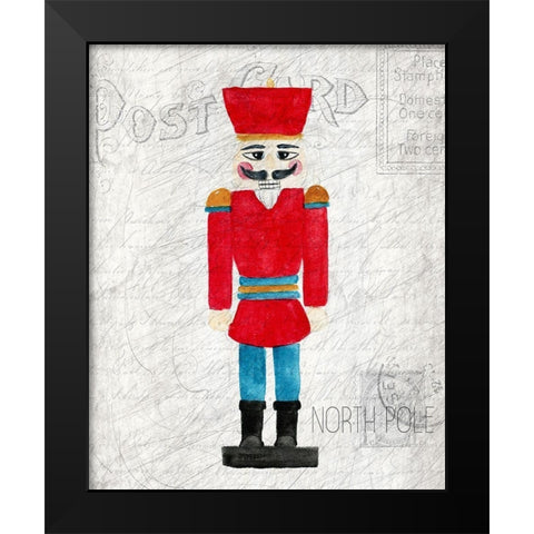 Nostalgic Christmas 5 Black Modern Wood Framed Art Print by Kimberly, Allen