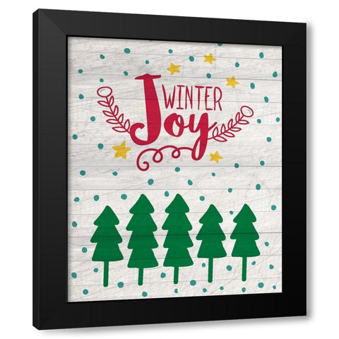 Nostalgic Christmas 13 Black Modern Wood Framed Art Print by Kimberly, Allen