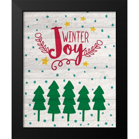 Nostalgic Christmas 13 Black Modern Wood Framed Art Print by Kimberly, Allen