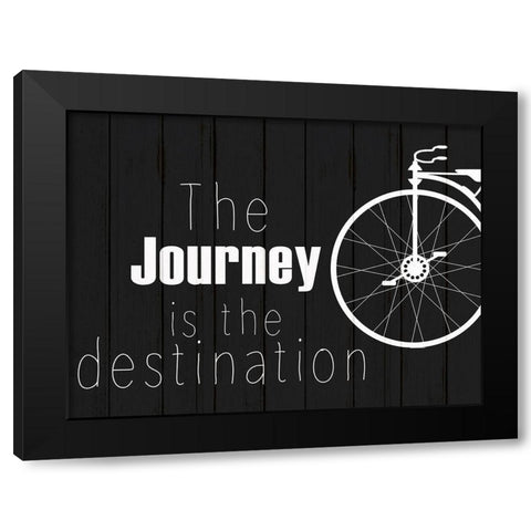 Journey 2 Black Modern Wood Framed Art Print with Double Matting by Kimberly, Allen