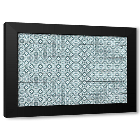Sanda Pattern 2 Black Modern Wood Framed Art Print with Double Matting by Kimberly, Allen