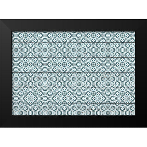 Sanda Pattern 2 Black Modern Wood Framed Art Print by Kimberly, Allen