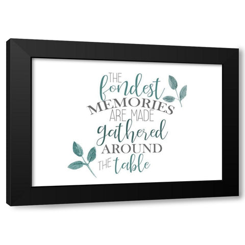 The Fondest Memories Black Modern Wood Framed Art Print with Double Matting by Kimberly, Allen