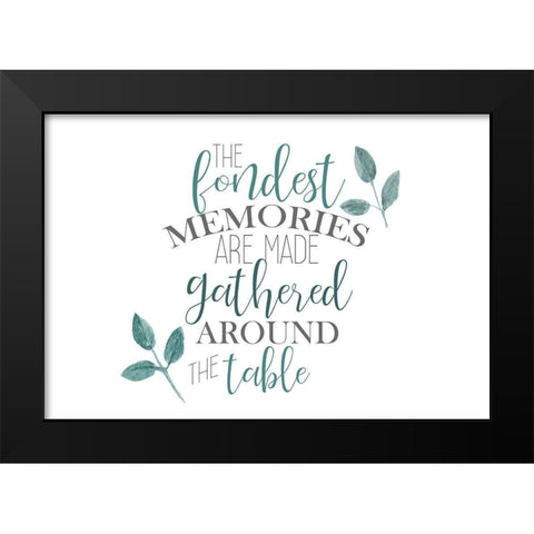 The Fondest Memories Black Modern Wood Framed Art Print by Kimberly, Allen