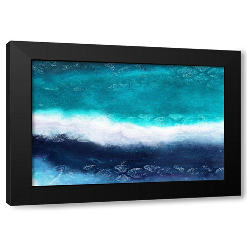 Layers Black Modern Wood Framed Art Print with Double Matting by Kimberly, Allen