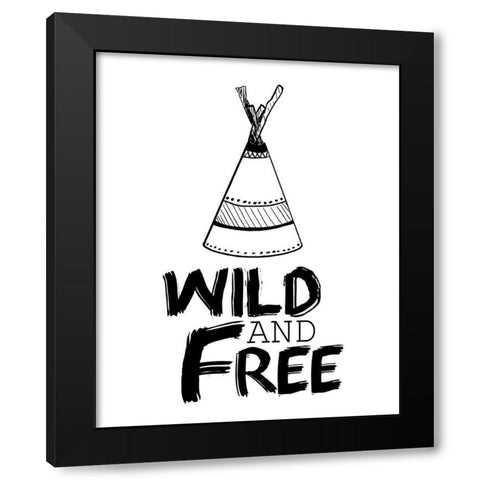 Adventure 1 Black Modern Wood Framed Art Print with Double Matting by Kimberly, Allen